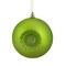 DAK Retro Reflector Matte Christmas Ball Ornaments - 4" (100mm) - Green - 6ct